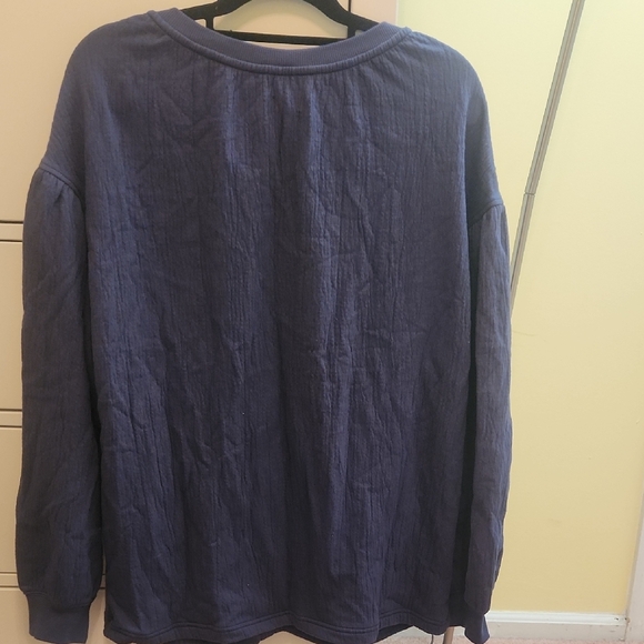 Aerie Blue Lightweight Shirt Jacket - Picture 6 of 8